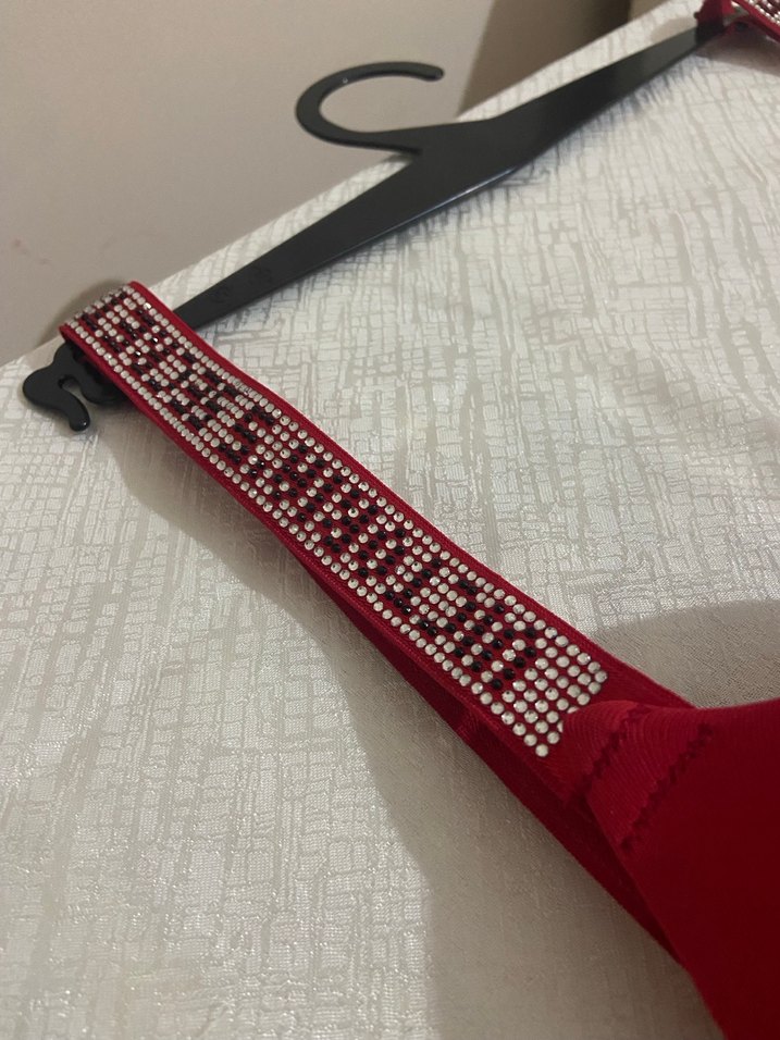 Victorias secret taşlı Sütyen ve Külot Takımı - Görsel 3