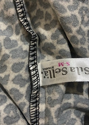 Leopar Desenli atlet şort takımı s/m beden - Görsel 6