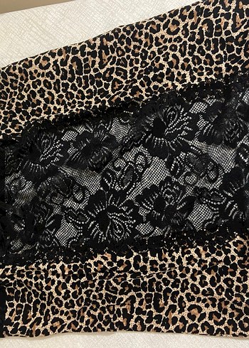 Leopar Desenli atlet şort takımı s/m beden - Görsel 3