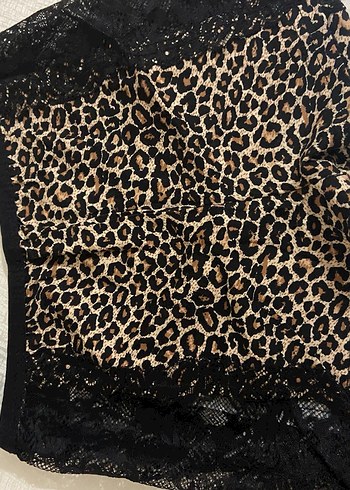 Leopar Desenli atlet şort takımı s/m beden - Görsel 4