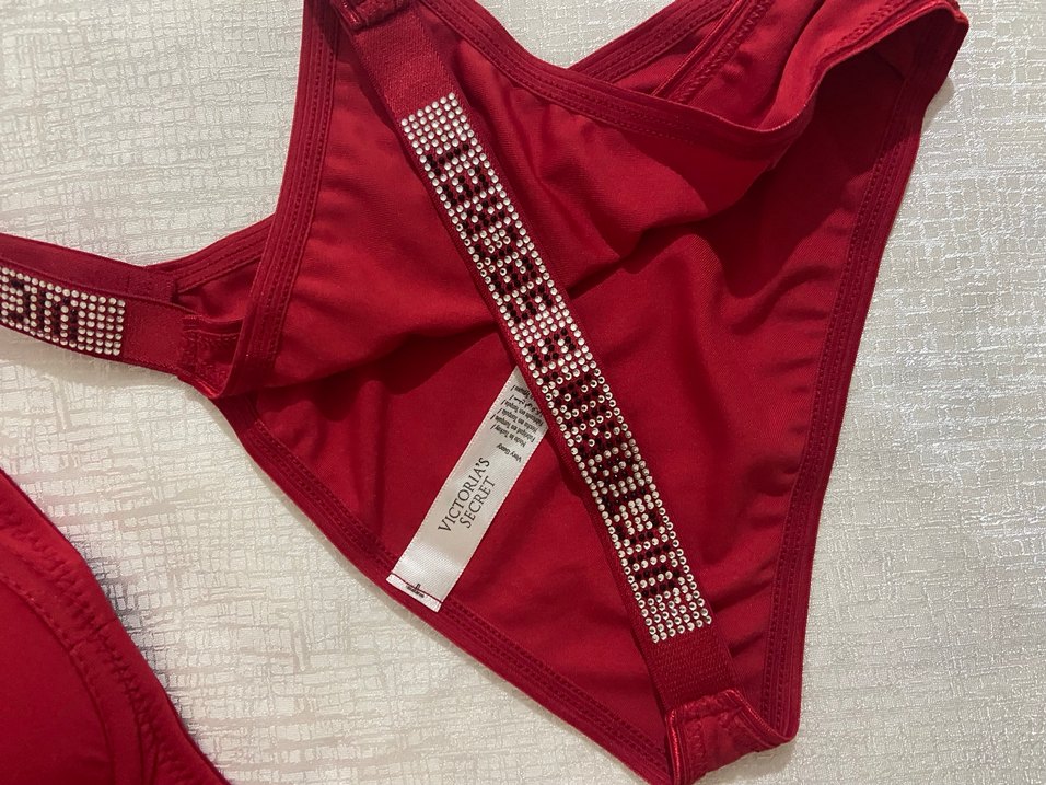 Viktorias secret Kırmızı Sütyen Külot Takımı - Görsel 5