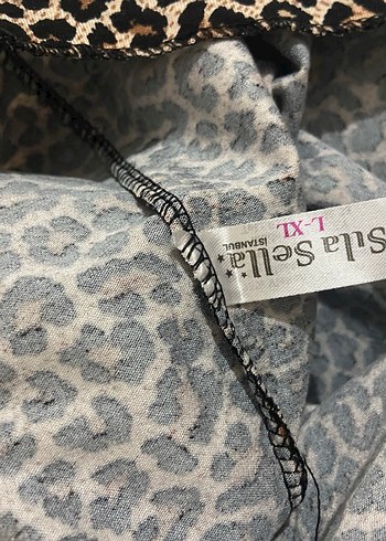 Sıla Sella Kadın Leopar Desenli Mini Pijama - Görsel 3