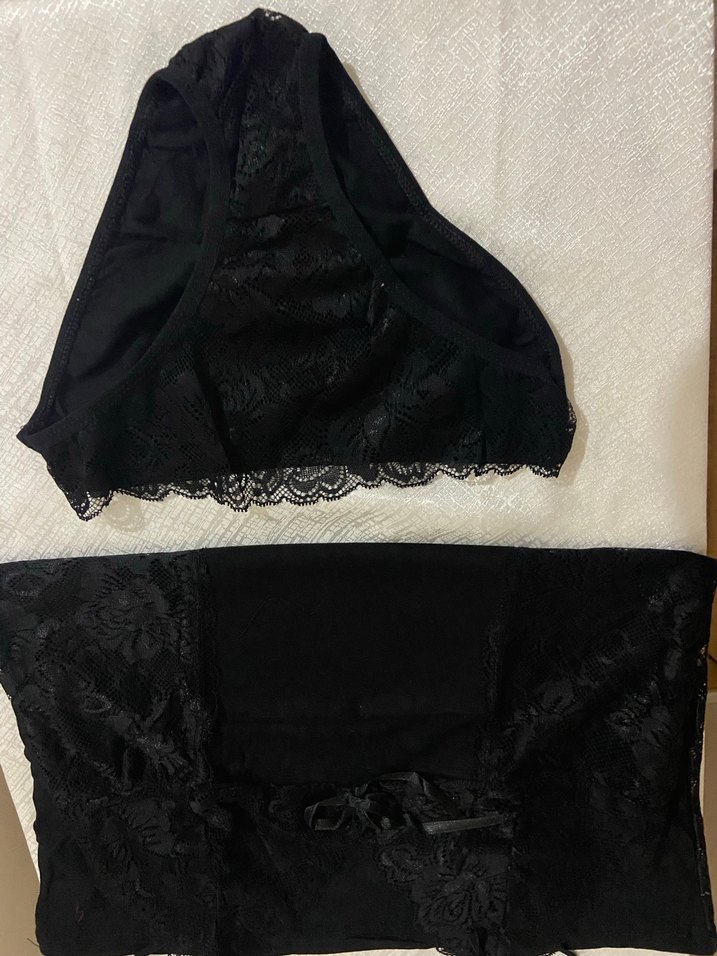 Siyah Dantel Detaylı Kadın İç Giyim - Görsel 5
