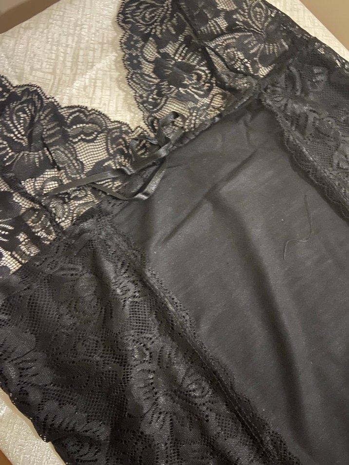 Siyah Dantel Detaylı Kadın İç Giyim - Görsel 3