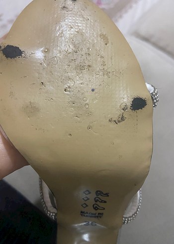 Gri Stiletto Topuklu Kadın Ayakkabı - Görsel 6