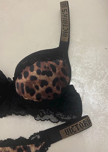 Leopar Desenli Victorias  secret Sütyen Takımı - Görsel 2
