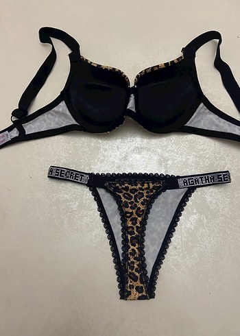 Leopar Desenli Sütyen takımı - Görsel 5