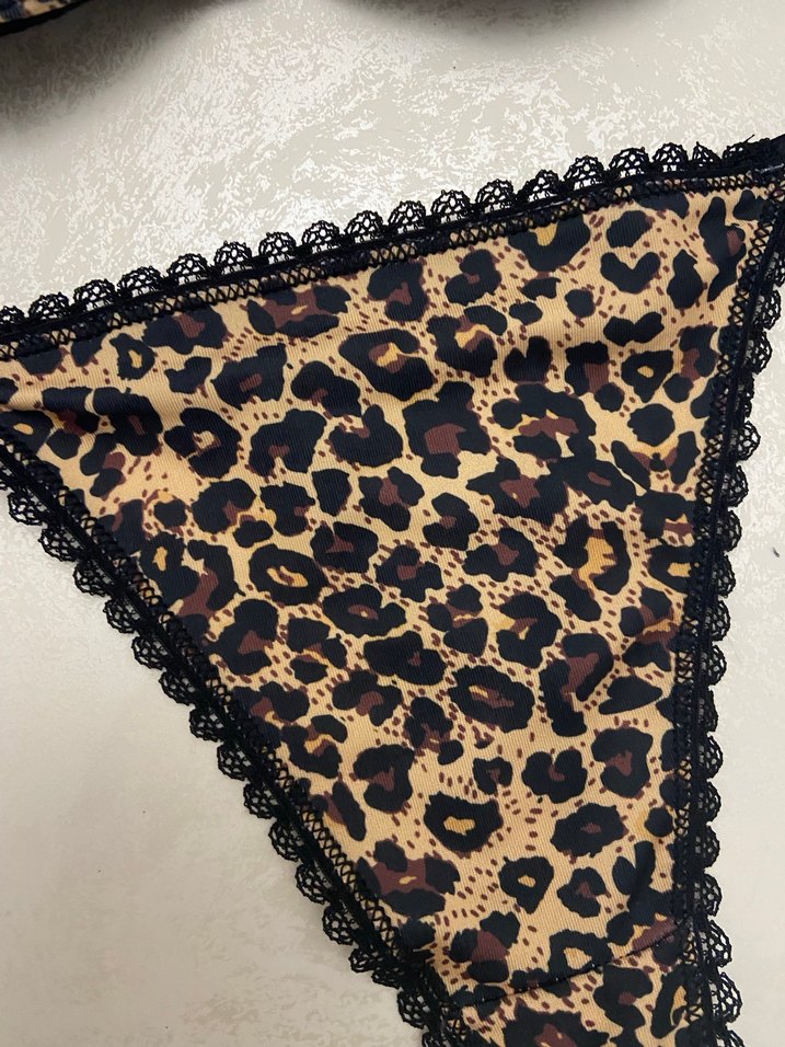 Leopar Desenli Sütyen takımı - Görsel 2