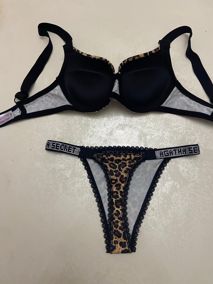Leopar Desenli Sütyen takımı - Görsel 5