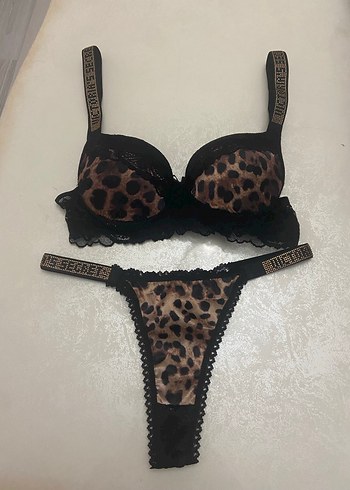 Leopar Desenli Victorias secret takım - Görsel 2