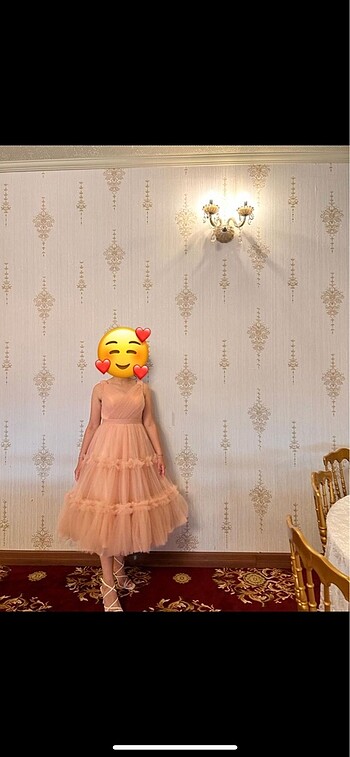 38 Beden pembe Renk Düğün abiye