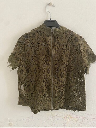 Zara Zara dantelli top