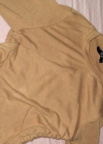 ten rengi yumuşak body alt tarafı büzgülü - Görsel 2