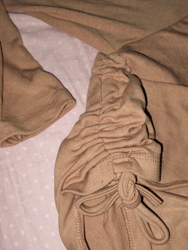 ten rengi yumuşak body alt tarafı büzgülü - Görsel 3