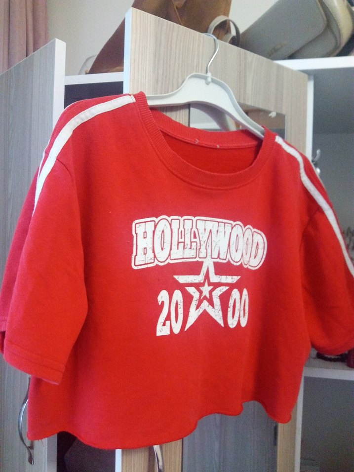 Hollywood crop sweat - Görsel 2