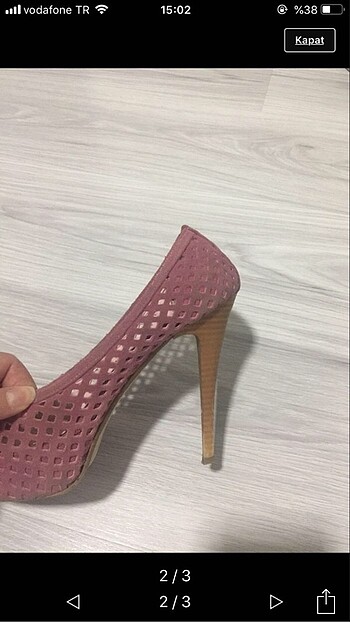 Shoe Tek Topuklu ayakkabı