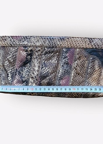 Beden camel Renk Hakiki Yılan Derisi Sıfır Clutch Çanta
