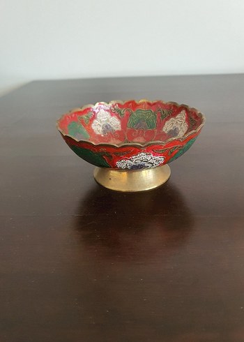 Mine İşçilikli Pirinç Kase - Görsel 2