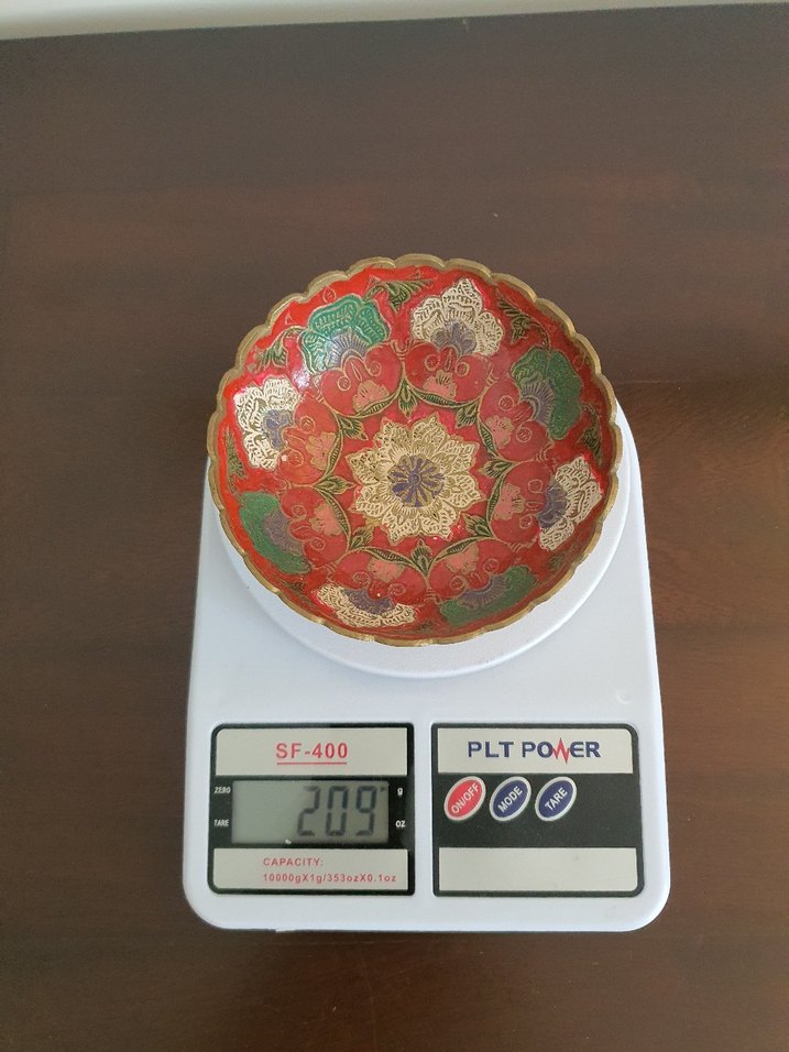 Mine İşçilikli Pirinç Kase - Görsel 4