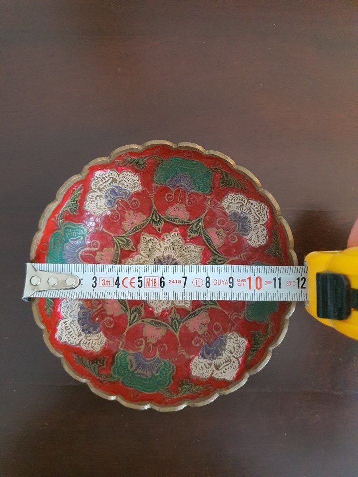 Mine İşçilikli Pirinç Kase - Görsel 3