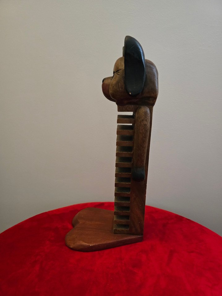 El Oyma Ahşap CD Standı - Görsel 4