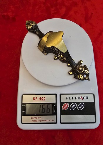 Vintage Pirinç Perdelik / Askı - Görsel 6