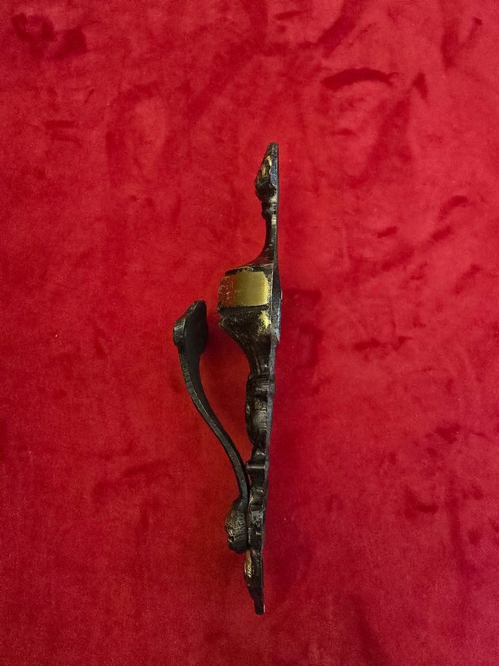 Vintage Pirinç Perdelik / Askı - Görsel 4