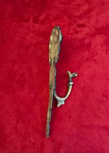 Vintage Pirinç Perdelik / Askı - Görsel 2