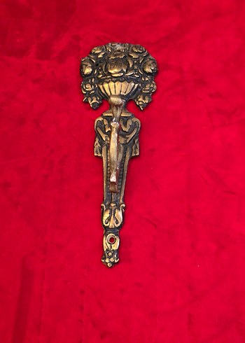 Vintage Pirinç Perdelik / Askı - Görsel 9