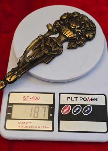 Vintage Pirinç Perdelik / Askı - Görsel 6