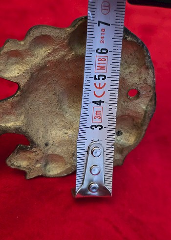 Vintage Pirinç Perdelik / Askı - Görsel 5