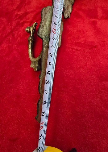 Vintage Pirinç Perdelik / Askı - Görsel 4