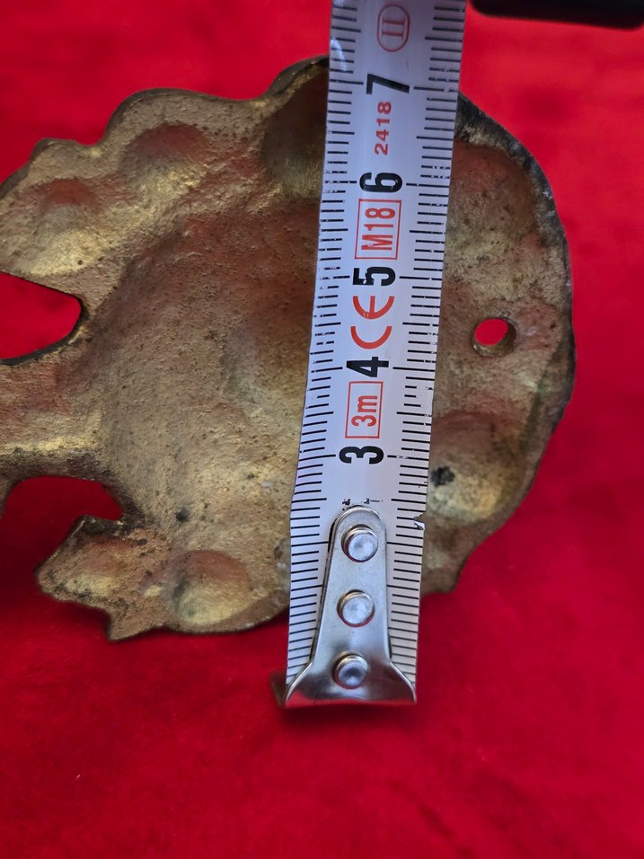 Vintage Pirinç Perdelik / Askı - Görsel 5