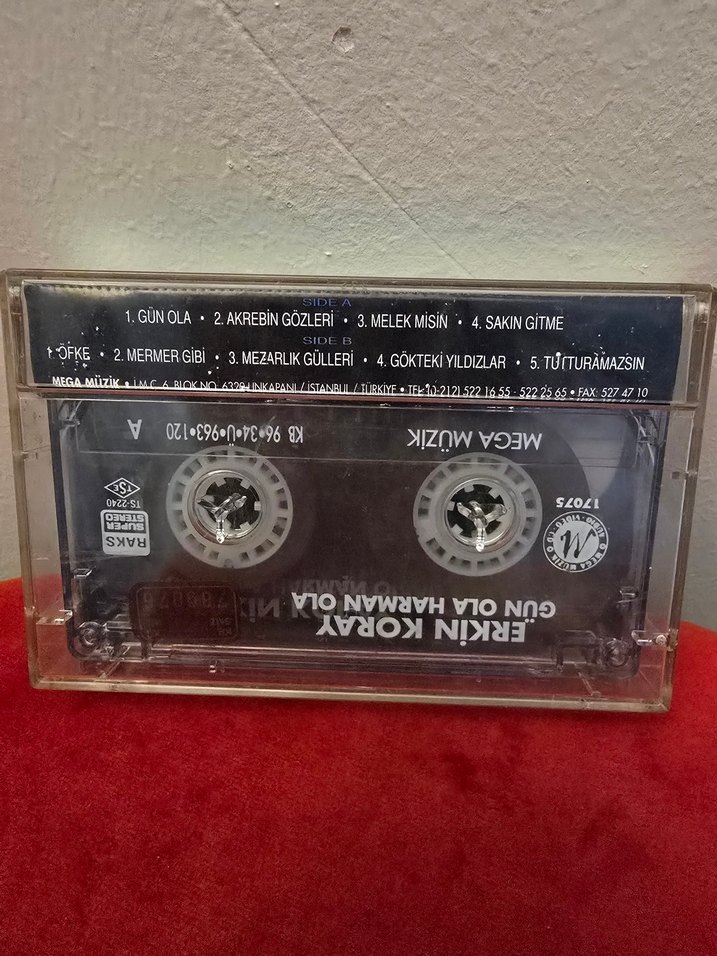 Erkin Koray Gün Ola Harman Ola Kaset - Görsel 3