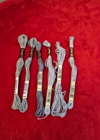 Anchor ve DMC MulineNakış İpliği 6 lı