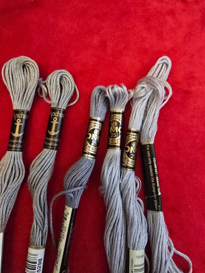 Anchor ve DMC MulineNakış İpliği 6 lı - Görsel 4