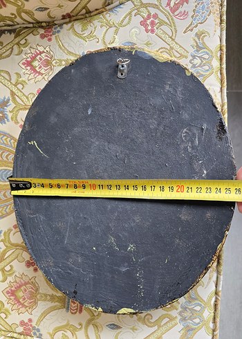 Antika Bombeli Yağlı Boya Tablo - Görsel 8