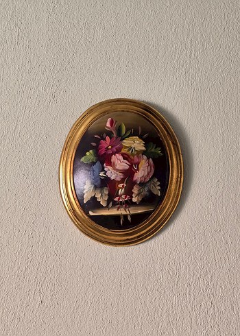 Antika Bombeli Yağlı Boya Tablo - Görsel 2