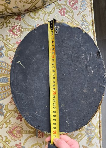 Antika Bombeli Yağlı Boya Tablo - Görsel 7