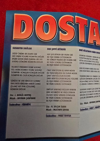 Acılı Dostane Arabesk Dönem Kaset - Görsel 6