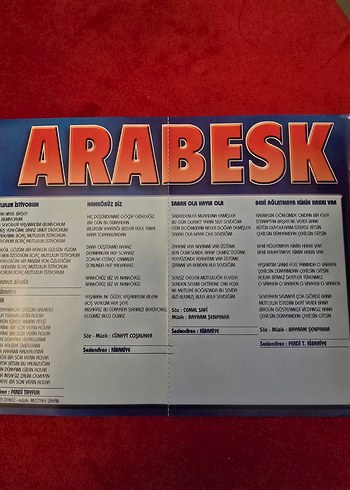 Acılı Dostane Arabesk Dönem Kaset - Görsel 8