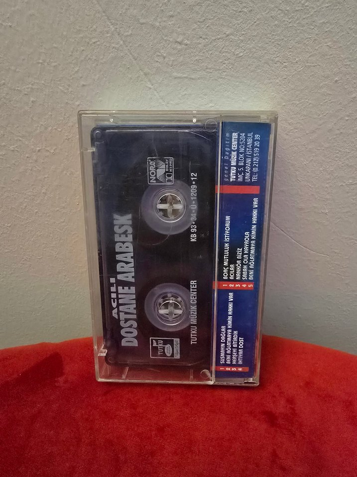 Acılı Dostane Arabesk Dönem Kaset - Görsel 2