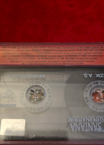 Santana Supernatural Kaset Dönem Baskı - Görsel 5