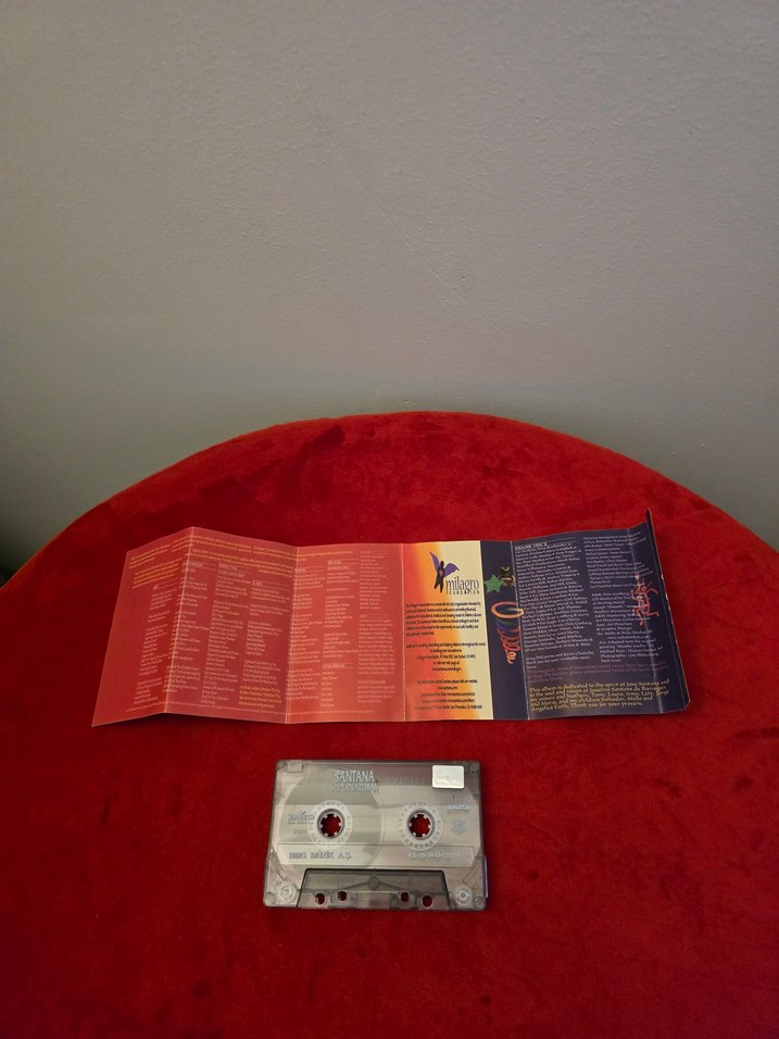 Santana Supernatural Kaset Dönem Baskı - Görsel 4