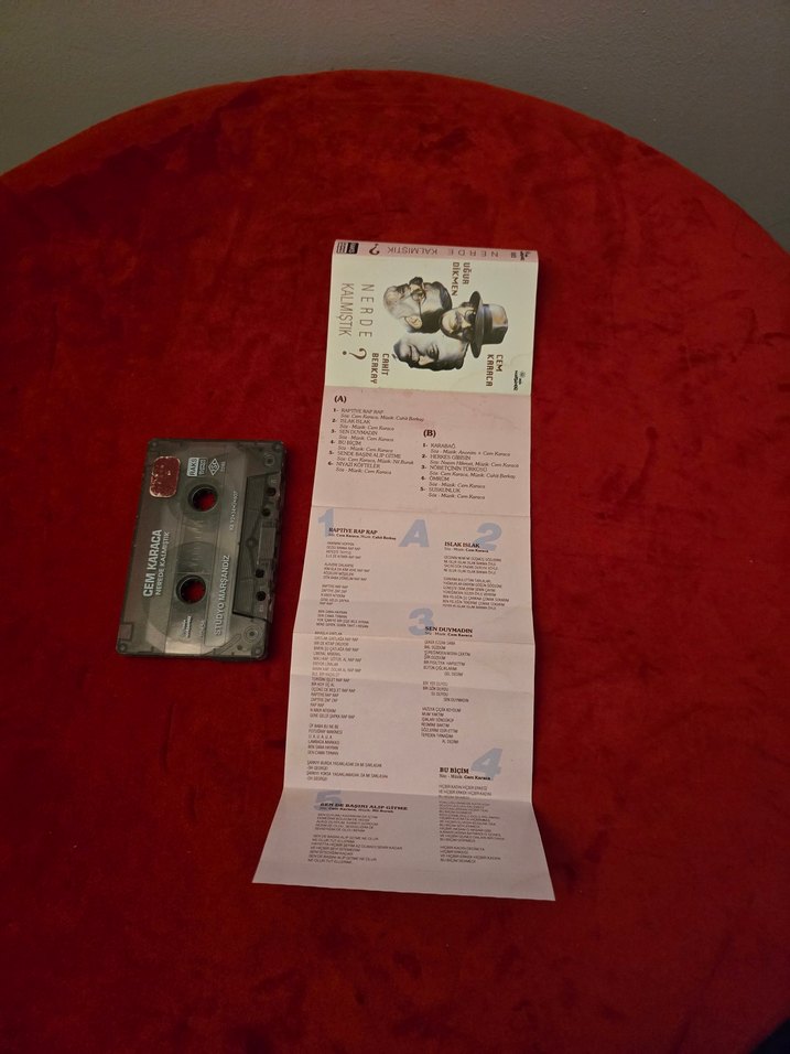 Cem Karaca, Uğur Dikmen, Cahit Berkay Kaset - Görsel 4