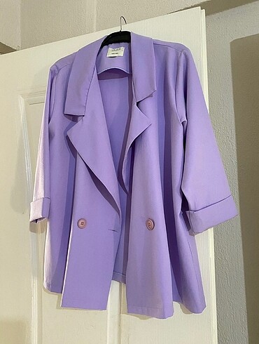 Mor blazer ceket