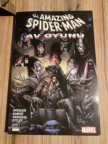 SPİDER MAN AV OYUNU ÇİZGİ ROMAN