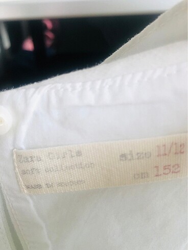 11-12 Yaş Beden çeşitli Renk Zara 11-12 yaş şık çocuk elbise