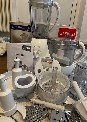 Arnica Prokit 444 Plus Çok Fonksiyonlu Mutfak Robotu - Görsel 3