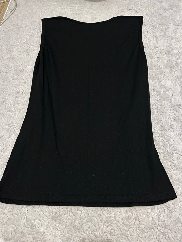 Siyah Kolsuz gecelik üstü - Görsel 2